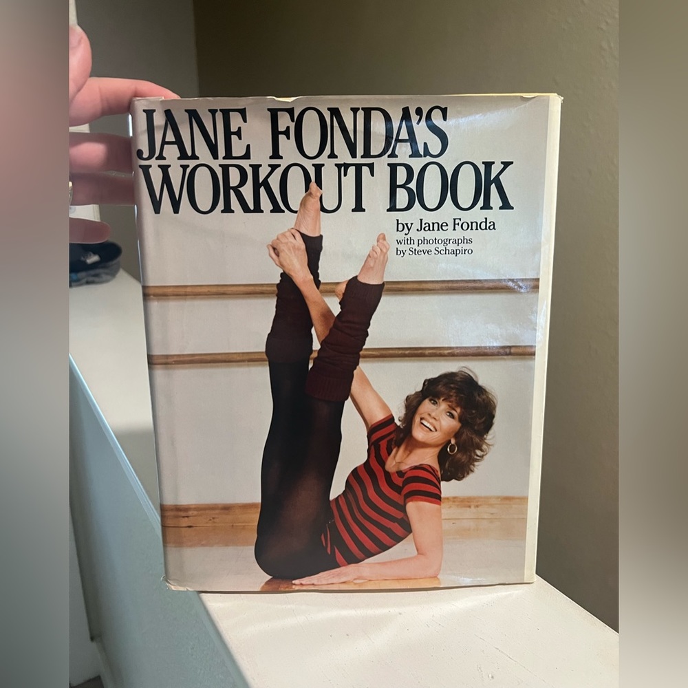 Jane Fonda's Workout Book By Jane Fonda Hardcover 1981 Vintage Aerobics
